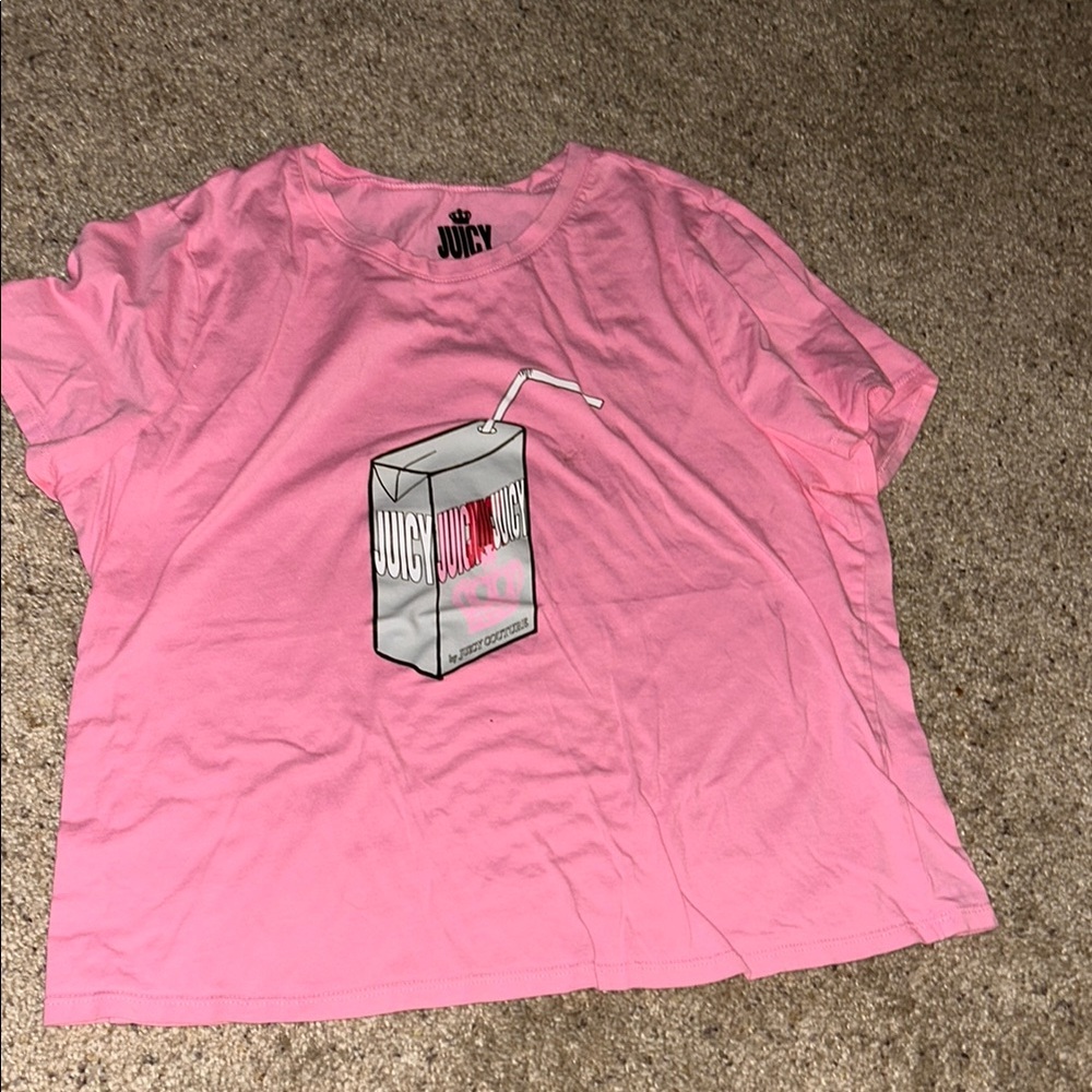 Juicy Couture Pink Graphic T-Shirt